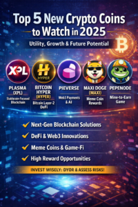 Top 5 New Crypto Coins to Watch in 2026 Utility, Growth & Future Potential